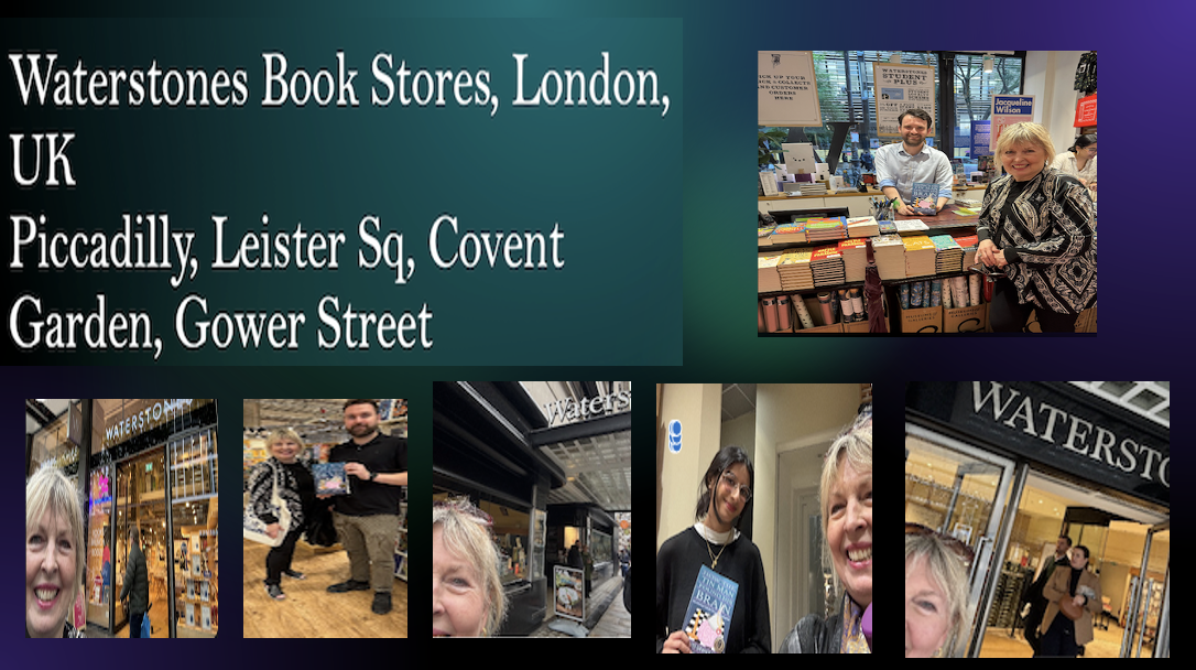 How The Tin Man Found His Brain Goes To Waterstones, London, UK